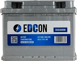 Автомобильный аккумулятор EDCON DC55450RM (55Ah)