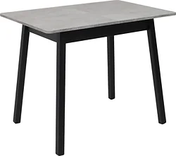 Кухонный стол Мамадома Tirk radial-94 раздвижной 94-126х64 (серый сланец/черный)