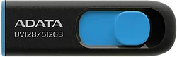 USB Flash Drive ADATA DashDrive UV128 512GB (черный/синий)