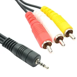 Jack 3.5 male - 3 RCA 2 м