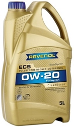 Моторное масло Ravenol Eco Synth ECS 0W-20 5л