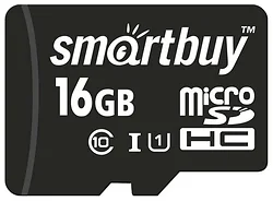 Карта памяти SmartBuy microSDHC SB16GBSDCL10-00LE 16GB