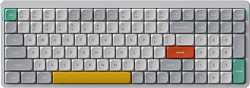 NuPhy Air96 Ionic White Gateron Low Profile Brown 2.0