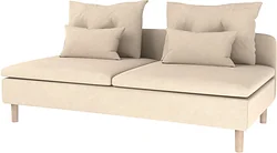 Прямой диван Mio Tesoro Линту Lintu S3 (Prince Camel)