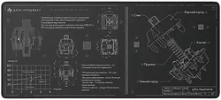Коврики для мыши Dark Project MD3a Aquamarine (черный)