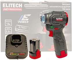 Винтоверт Elitech HD CS 1602L E2201.071.01 (с 2-мя АКБ, кейс)