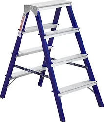 Лестница Алюмет стальная двухсторонняя MD M8204