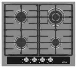 Газовая варочная панель Korting HG 665 CTGX Газовая варочная панель Korting HG 665 CTGX