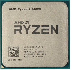 AMD Ryzen 5 2400G Raven Ridge (AM4, L3 4096Kb)