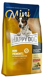 Happy Dog (1 кг) Supreme - Mini Piemonte для взрослых собак мелких пород с уткой и каштаном