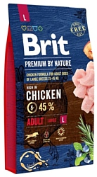 Brit (8 кг) Premium by Nature Adult L