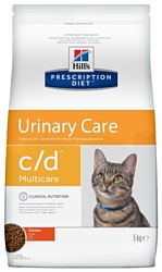 Hill's Prescription Diet C/D Multicare Feline Chicken dry (5 кг)