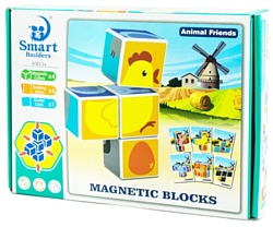 Smart Builders Magnetic Blocks 307 Счастливая ферма
