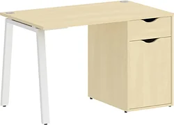 Стол для работы Riva Home Office VR.SP-3-118.1.A White (клен) Стол для работы Riva Home Office VR.SP-3-118.1.A White (клен)