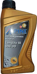 Alpine Longlife III 0W-30 1л