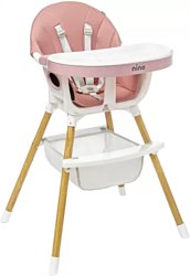 Стульчик трансформер Nino Lark (розовый)