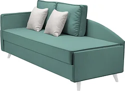 Тахта Mio Tesoro Альфа 800 левая (Velutto 43/Velutto 01/белый) Тахта Mio Tesoro Альфа 800 левая (Velutto 43/Velutto 01/белый)