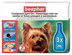 Beaphar Caniguard Spot On для собак мелких пород (3 пипетки)