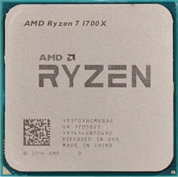 AMD Ryzen 7 1700X Summit Ridge (AM4, L3 16384Kb)