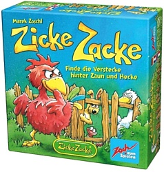 Zoch Цыплячьи бега: Прятки (Zicke Zacke card game)