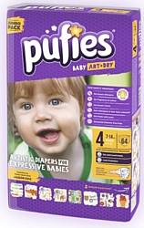 Pufies Baby Art&Dry 4 Maxi (7-14 кг) 64 шт.