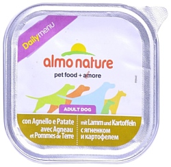 Almo Nature DailyMenu Bio Pate Adult Dog Lamb with potatoes (0.1 кг) 12 шт.