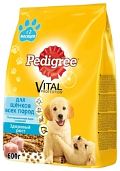 Pedigree (0.6 кг) Для щенков всех пород с 2 месяцев полнорационный корм с курицей