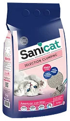 Наполнитель Sanicat Selection Clumping American 6кг
