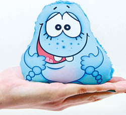 Союз производителей игрушек Игрушка-мочалка растущая в воде Капитошка (голубой)