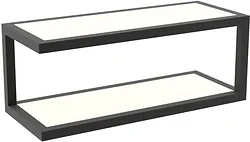 Журнальный столик TMB Loft Этернел ЛДСП 900х400х500 18 мм 40х40 (белый альпийский)