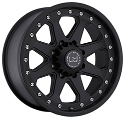 Black Rhino Imperial 9x20/8x170 D125 ET-12 Matte Black