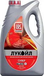 Моторное масло Лукойл Супер 15W-40 SG/CD 4л Моторное масло Лукойл Супер 15W-40 SG/CD 4л