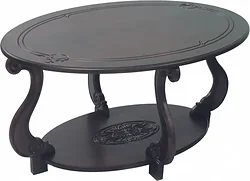 Журнальный столик Мебелик Овация М (темно-коричневый)