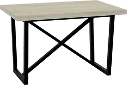 Кухонный стол TMB Loft Бронсон Дуб 1200x800 40 мм (выбеленное дерево)