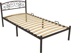 Кровать Князев Мебель Лилия 90x190 ЛЛЯ.90.190.М (медный антик) Кровать Князев Мебель Лилия 90x190 ЛЛЯ.90.190.М (медный антик)