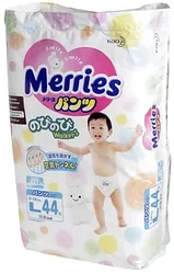 Подгузники Merries L (9-14 кг) 44шт