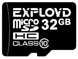 Exployd microSDHC (Class 10) 32GB [EX032GCSDHС10-W/A-AD]