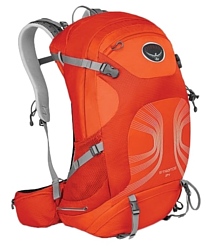 Osprey Stratos 34 orange (solar flare orange)