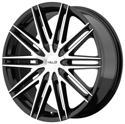 Helo HE880 7x16/5x114.3 D72.62 ET42 Gloss Black With Machined Face