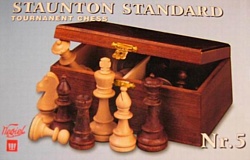 Wegiel Chess Staunton No 5 (пластиковый футляр)