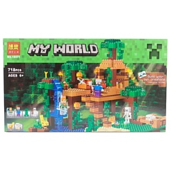 BELA My World 10471 Домик на дереве в джунглях