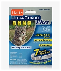 Hartz UltraGuard Plus ошейник для кошек и котят со светоотражающей полосой 27 см