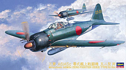 Hasegawa Палубный истребитель Mitsubishi A6M5 Zero Fighter 52 Zeke