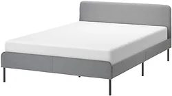 Кровать Ikea Слаттум 200x140 (книса светло-серый) 604.463.81 Кровать Ikea Слаттум 200x140 (книса светло-серый) 604.463.81