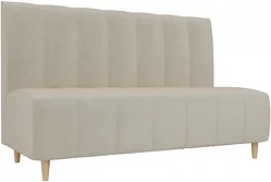 Прямой диван Лига диванов Ральф 241 104140 (микровельвет, бежевый)