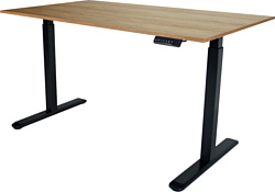 ErgoSmart Electric Desk Compact (дуб натуральный/черный)
