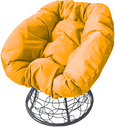 M-Group Пончик 12320311 (серый ротанг/желтая подушка)