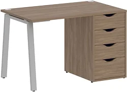 Стол для работы Riva Home Office VR.SP-3-118.4.A Silver (дуб аризона) Стол для работы Riva Home Office VR.SP-3-118.4.A Silver (дуб аризона)