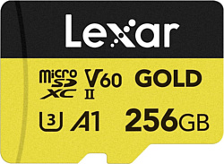 Карта памяти Lexar Professional GOLD microSDXC LMSGOLD256G-BNNNG 256GB