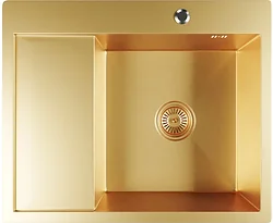 Кухонная мойка Mixline Pro 552927 (золото, с сифоном) Кухонная мойка Mixline Pro 552927 (золото, с сифоном)